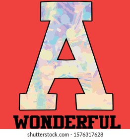 Slogan, Style kids Illustration Graphic Vector. - Vector