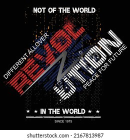 slogan tee graphic typography for print t shirt vector art