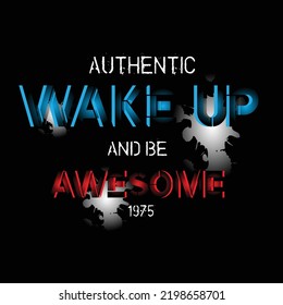 tipografía gráfica de slogan tee para la impresión t de la ilustración vectorial art vintage