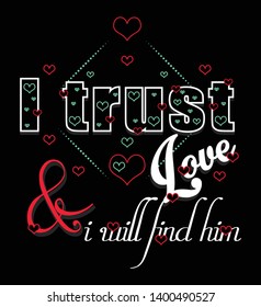 Slogan text design and vector art