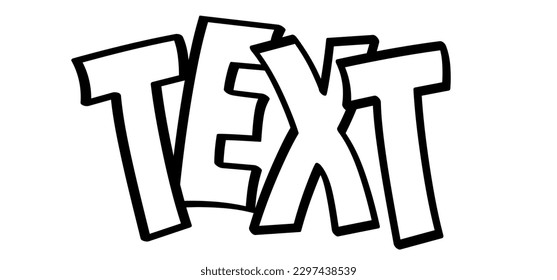 Slogan text. Drawing copywriting, blogging, editing texts, creation of content. Editable text effect, print idea. Templates