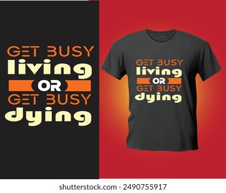 Slogan type t-shirt design. custom t-shirt 2024.