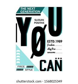 slogan typography graphic artistic concept for trendy t shirt print,vector illustration