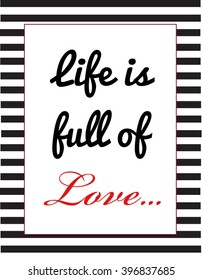 Slogan typography graphic design vector print.