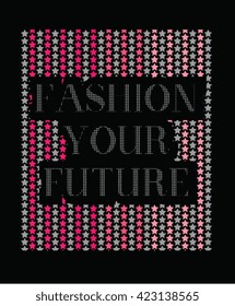 slogan typography, t-shirt graphics, vectors