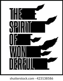 slogan typography, t-shirt graphics, vectors
