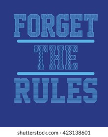 slogan typography, t-shirt graphics, vectors