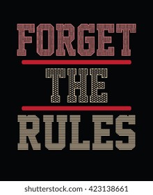 slogan typography, t-shirt graphics, vectors