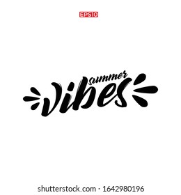 Slogan typography for t-shirt. Vibes lettering. Vector illustration.