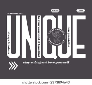 Slogan . slogan unique  . Vector illustration.

