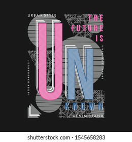 slogan urban abstract graphic design t shirt