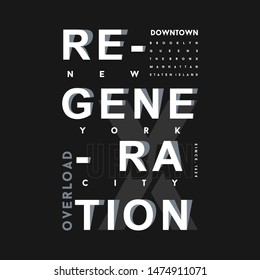 slogan urban denim graphic design t shirt