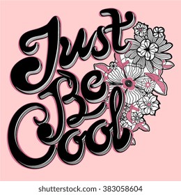 slogan vector print.For t-shirt or other uses,T-shirt graphics / textile graphic