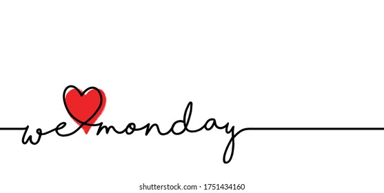 Slogan we love monday, day of the moon Think big ideas Vector mondays sale success quotes I don't like mondays Dont likes monday to school or werk Happy eekend motivation  inspiration or message Heart