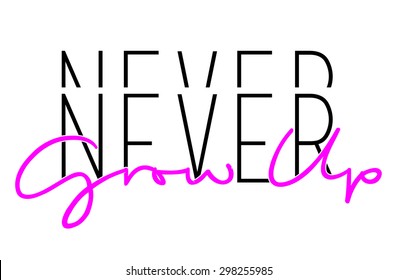 Slogan,text print in vector