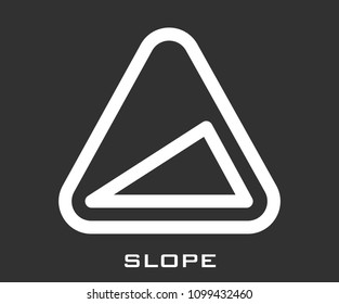 Slope Icon Vector