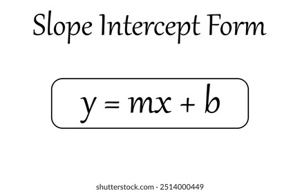 Die Steigung fängt eine Gleichung in der Mathematik ab.