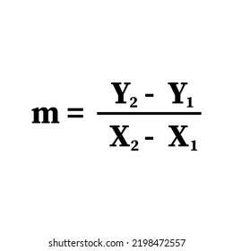 the slope of a line equation formula