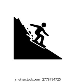 Slope Rush Icon Isolated On White Background