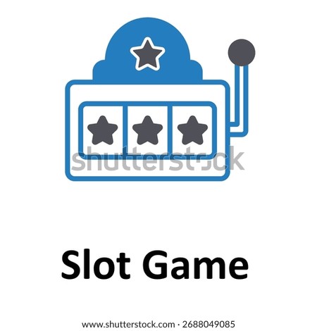 Slot Game Vector icon which can easily modify or edit
