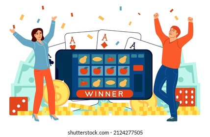 Slot game winners. Lucky people in mobile casino