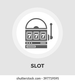 Slot Icon Vector. 