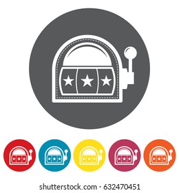 Slot icons set.Vector illustration
