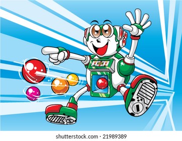 Slot machine character