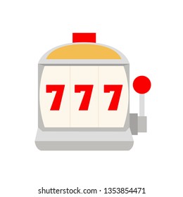Slot machine emoji vector
