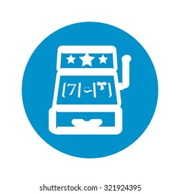 Slot machine icon. 