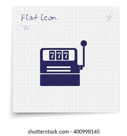 Slot machine icon.