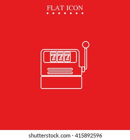 Slot machine icon.