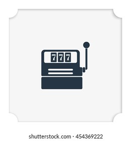 Slot machine icon.