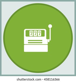 Slot machine icon.