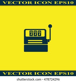 Slot machine icon.