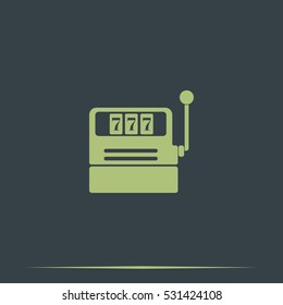 Slot machine icon.