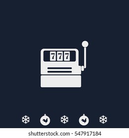 Slot machine icon.