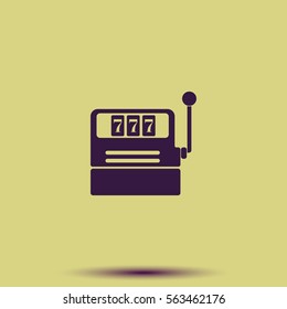 Slot machine icon.