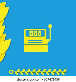 Slot machine icon.
