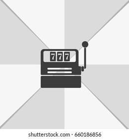 Slot machine icon.