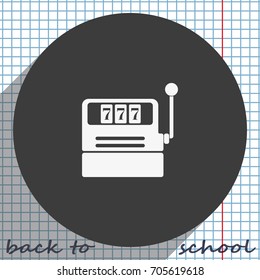 Slot machine icon.