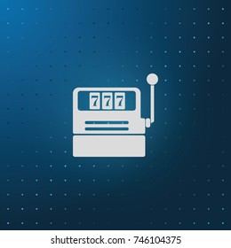 Slot machine icon.