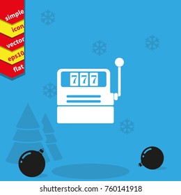 Slot machine icon.