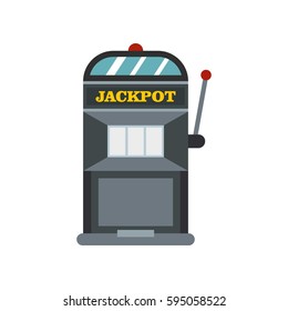 Slot machine icon isolated on white background vector illustration