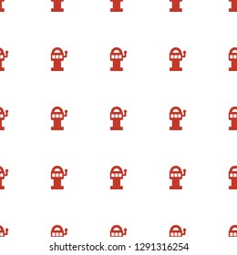 slot machine icon pattern seamless white background. Editable filled slot machine icon. slot machine icon pattern for web and mobile.