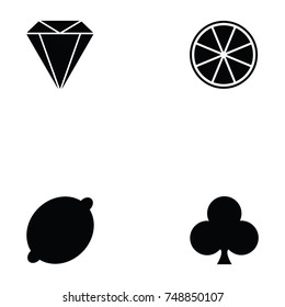 slot machine icon set