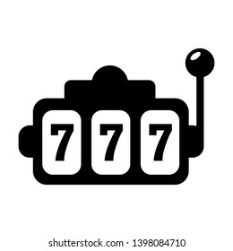 slot machine icon vector design template