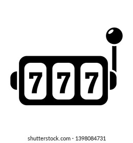 slot machine icon vector design template