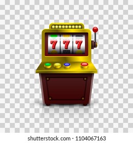 Slot machine, icon. Vector illustration