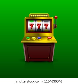 Slot machine, icon. Vector illustration